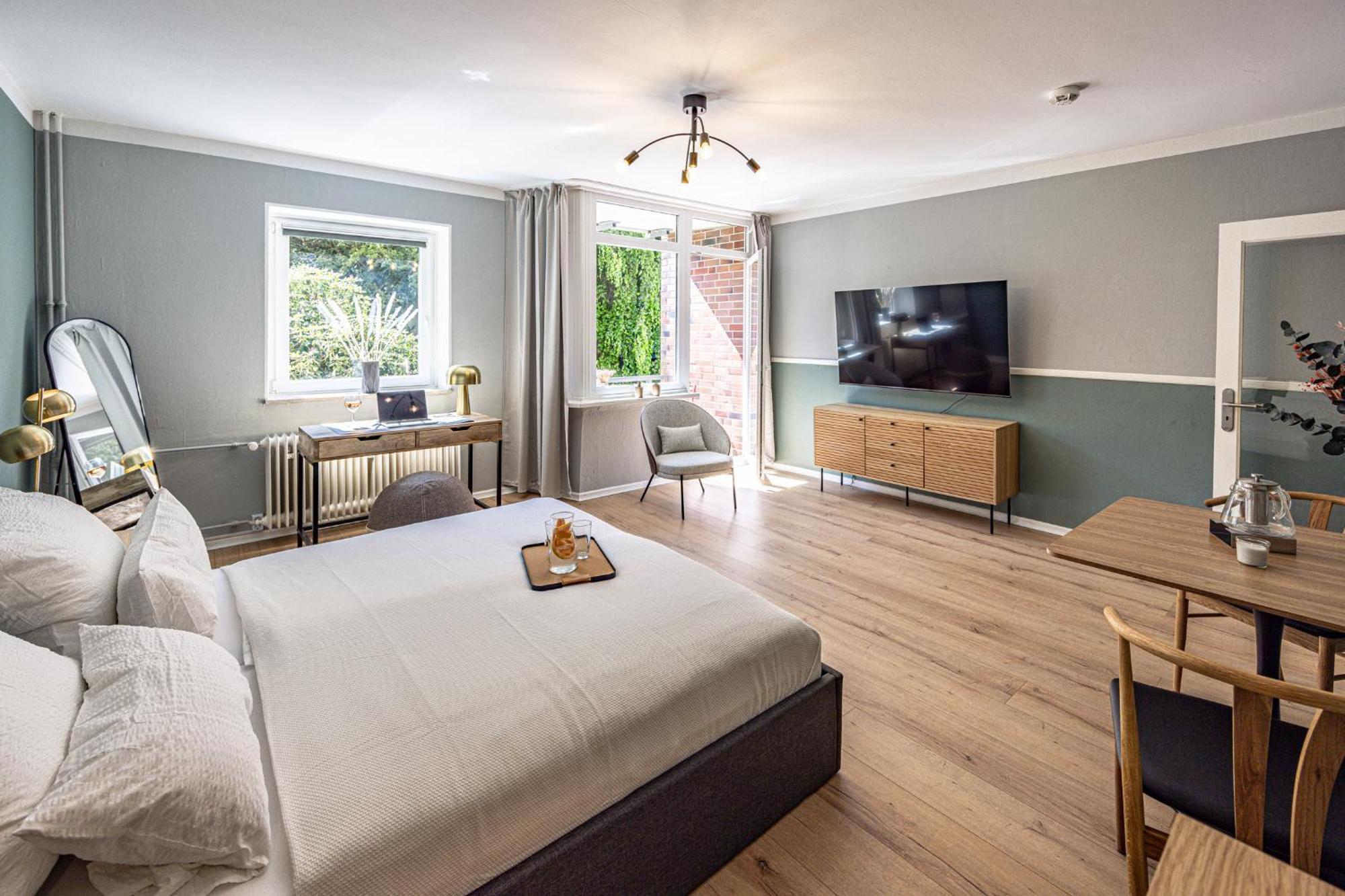 Have-A-Nice-Stay - Nahe Bahnhof Ahrensburg - 20 Minuten Nach Hamburg - Trotzdem Ruhig Gelegen - 6 Minuten Zu Fuss Ins Zentrum Ahrensburg - Modern Eingerichtet Dış mekan fotoğraf